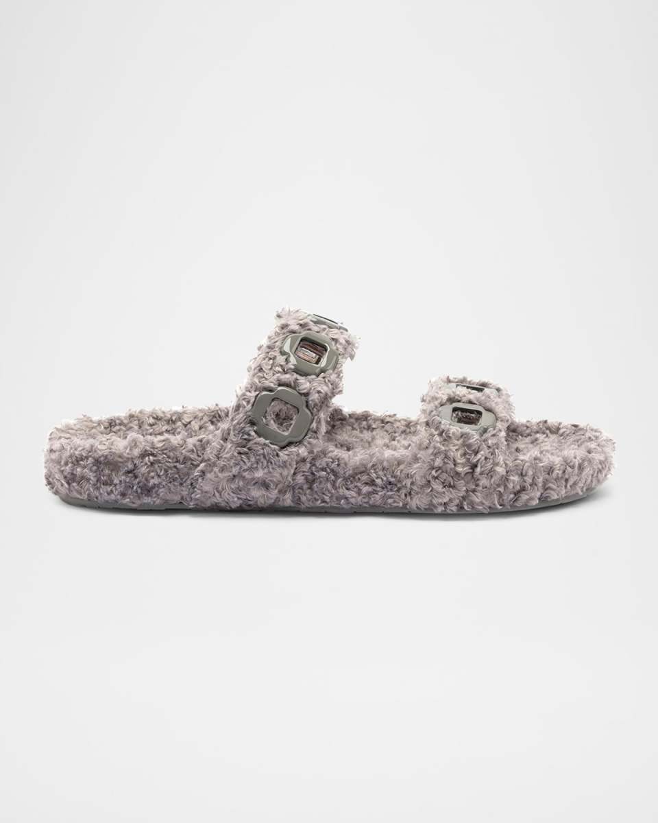 Milan Faux Fur Cozy Slide Sandals